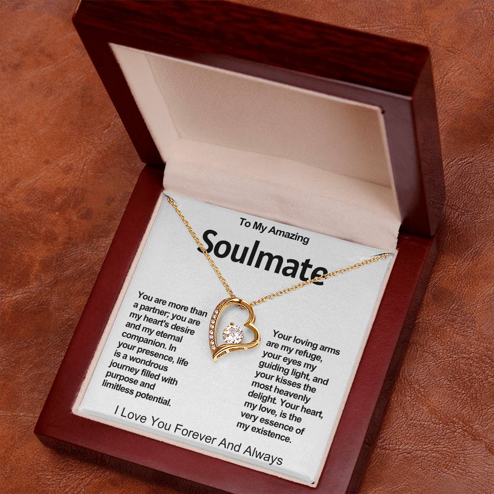 Soulmate Forever Love Heart Necklace