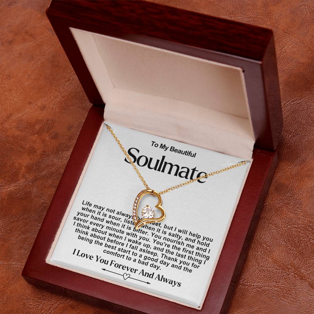 Soulmate Forever Love Heart Necklace