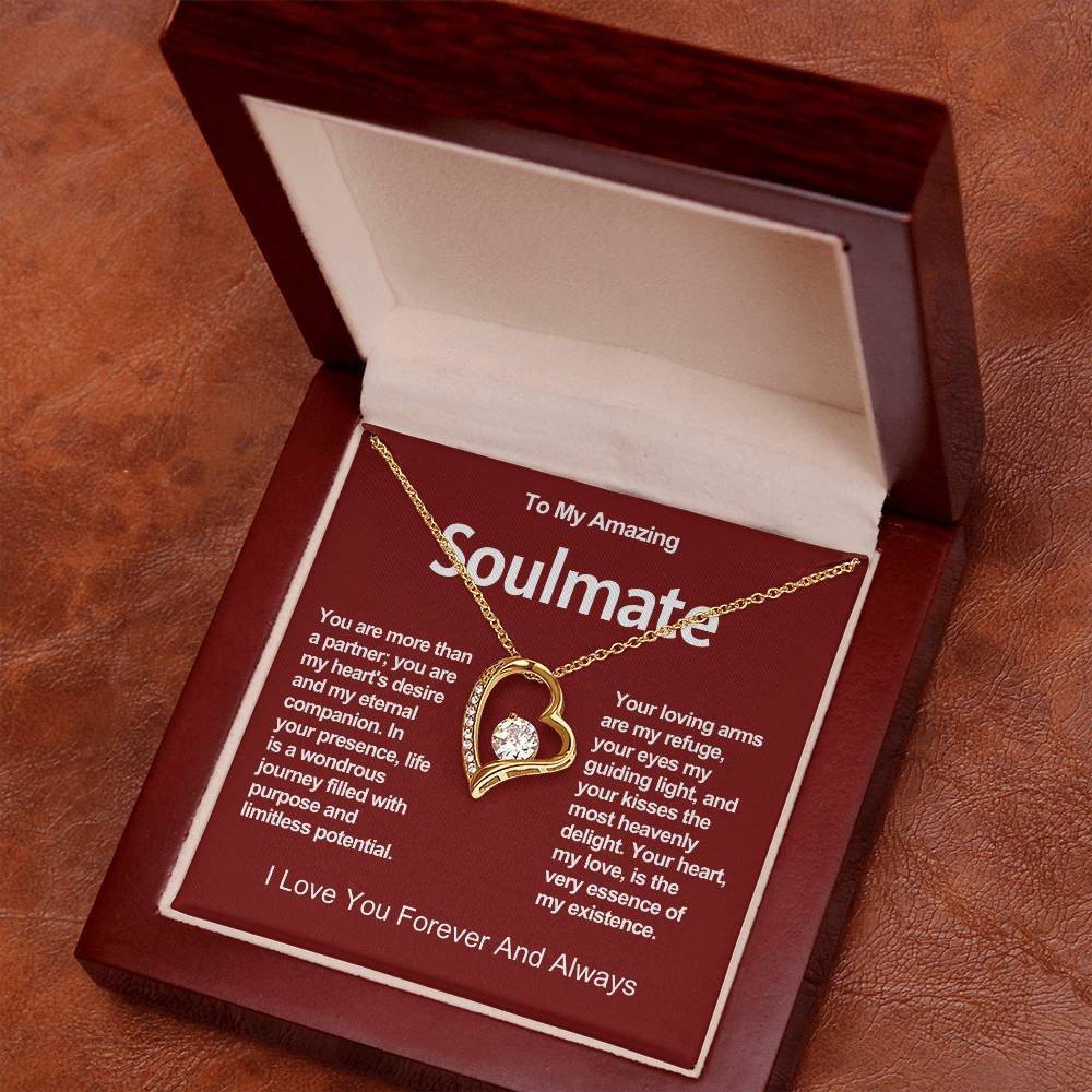 Soulmate Forever Love Heart Necklace