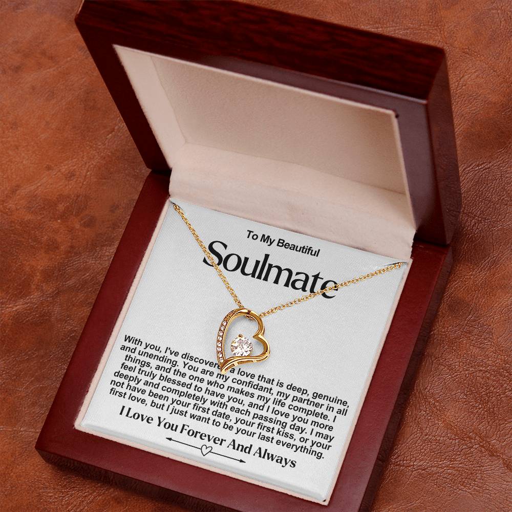 Soulmate Forever Love Heart Necklace