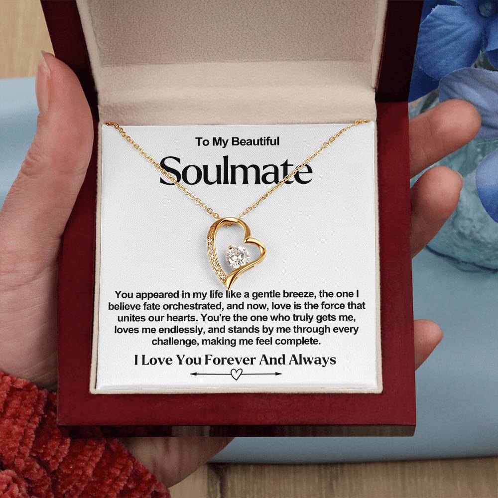 Soulmate Forever Love Heart Necklace