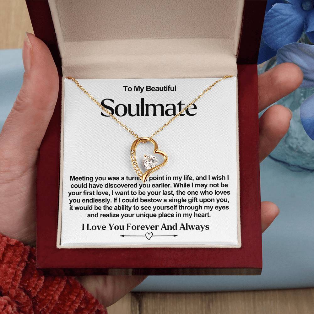 Soulmate Forever Love Heart Necklace