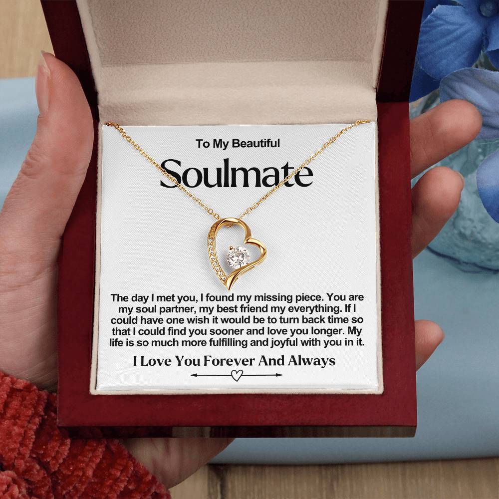 Soulmate Forever Love Heart Necklace