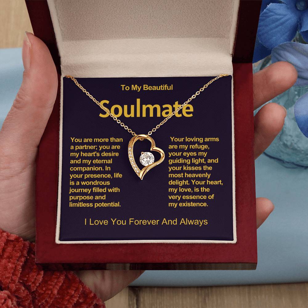 Soulmate Forever Love Heart Necklace