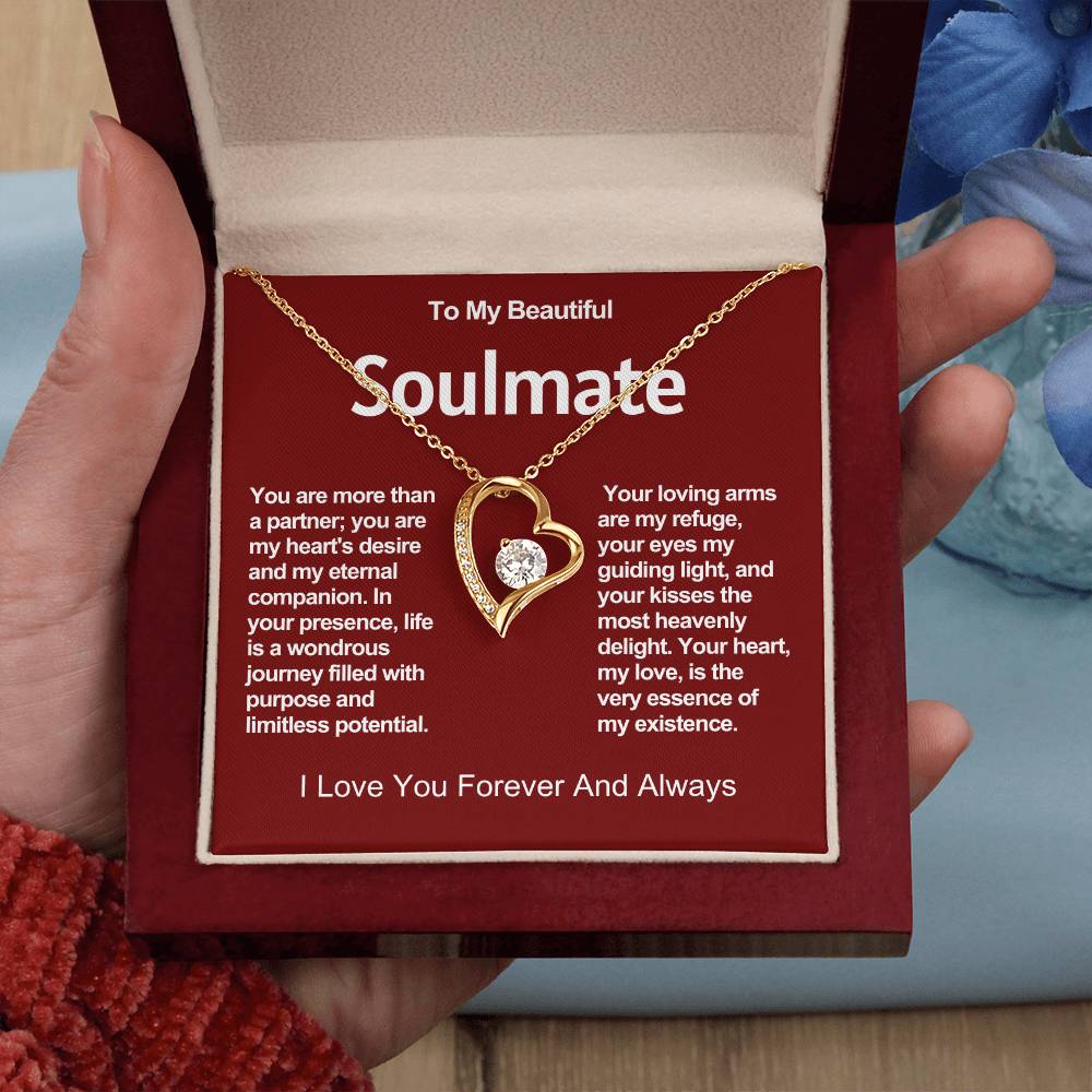 Soulmate Forever Love Heart Necklace