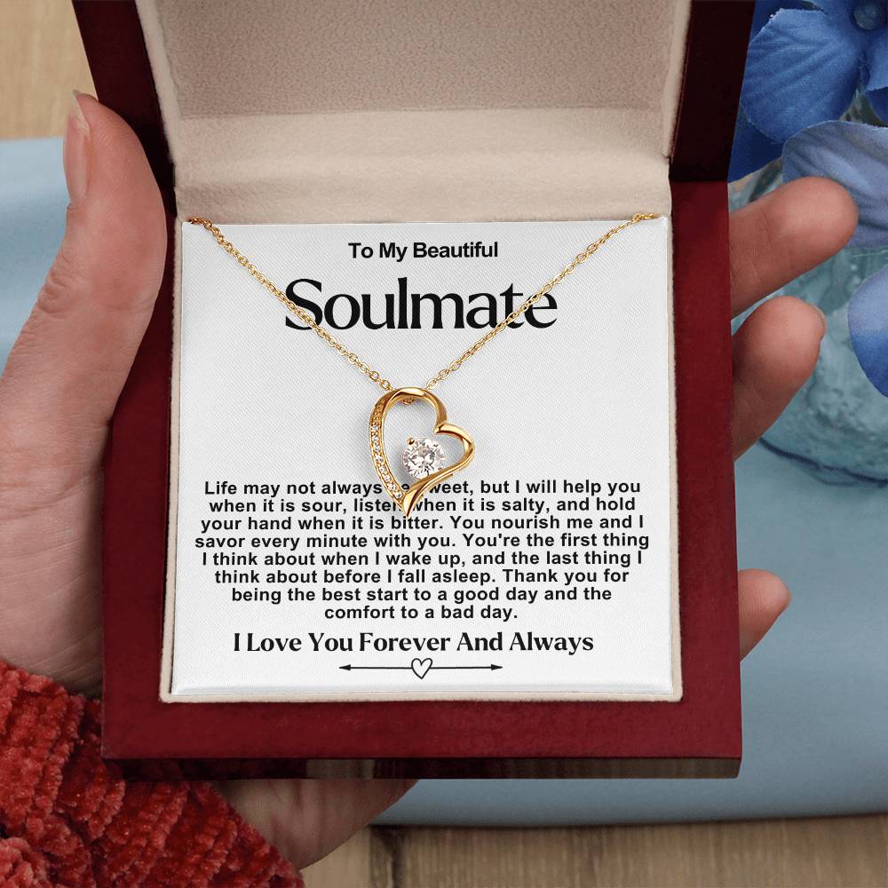 Soulmate Forever Love Heart Necklace