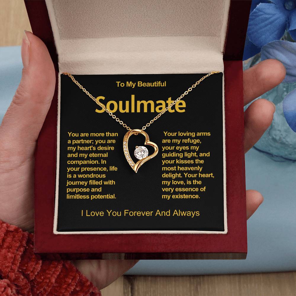 Soulmate Forever Love Heart Necklace