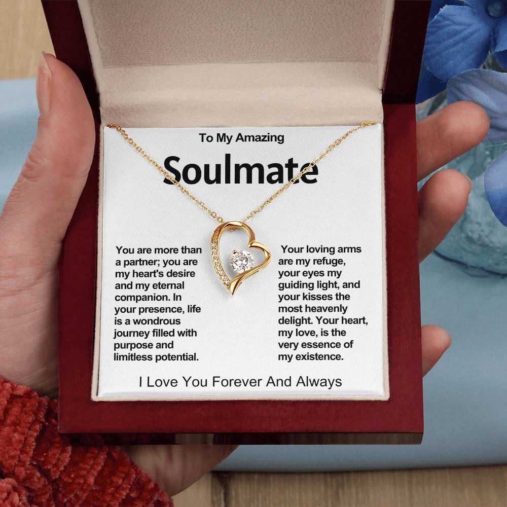 Soulmate Forever Love Heart Necklace