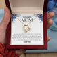To My Amazing Mom Heart Necklace