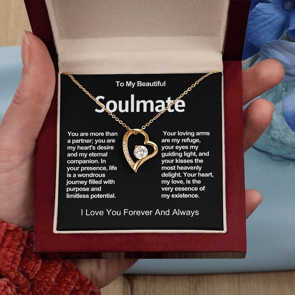 Soulmate Forever Love Heart Necklace