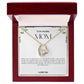 To My Amazing Mom Heart Necklace