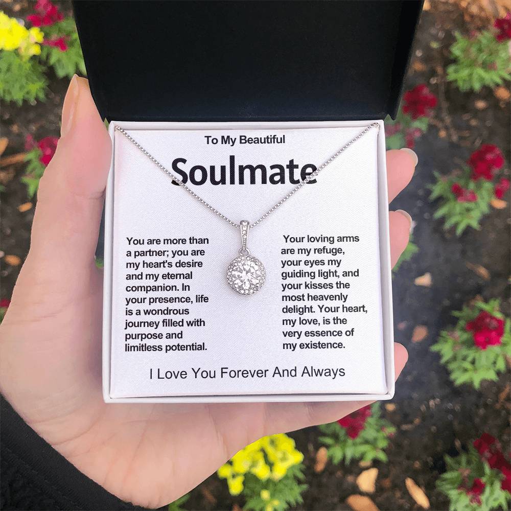 To My Beautiful Soulmate Eternal Hope Necklace