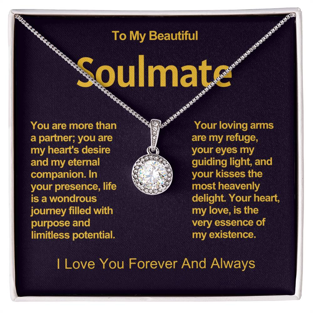 To My Beautiful Soulmate Eternal Hope Necklace