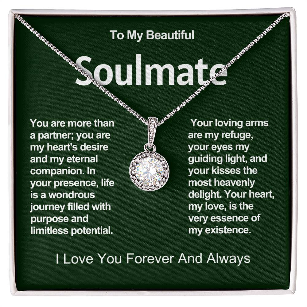 To My Beautiful Soulmate Eternal Hope Necklace