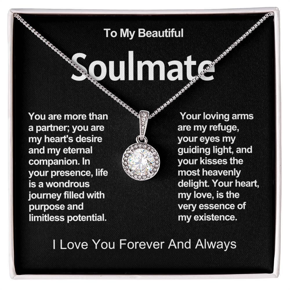 To My Beautiful Soulmate Eternal Hope Necklace