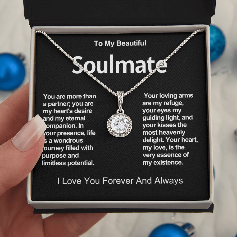 To My Beautiful Soulmate Eternal Hope Necklace