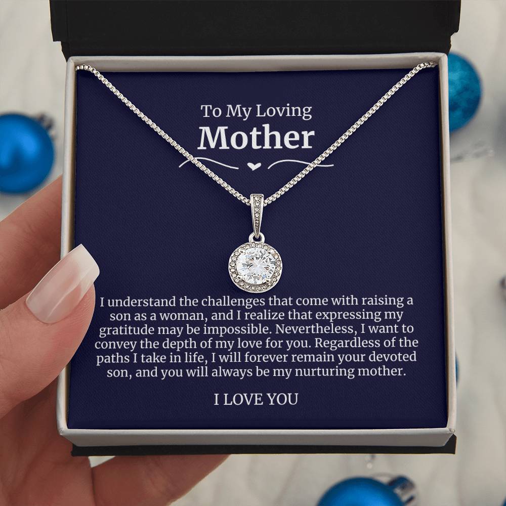 To My Amazing Mom Eternal Hope Necklace