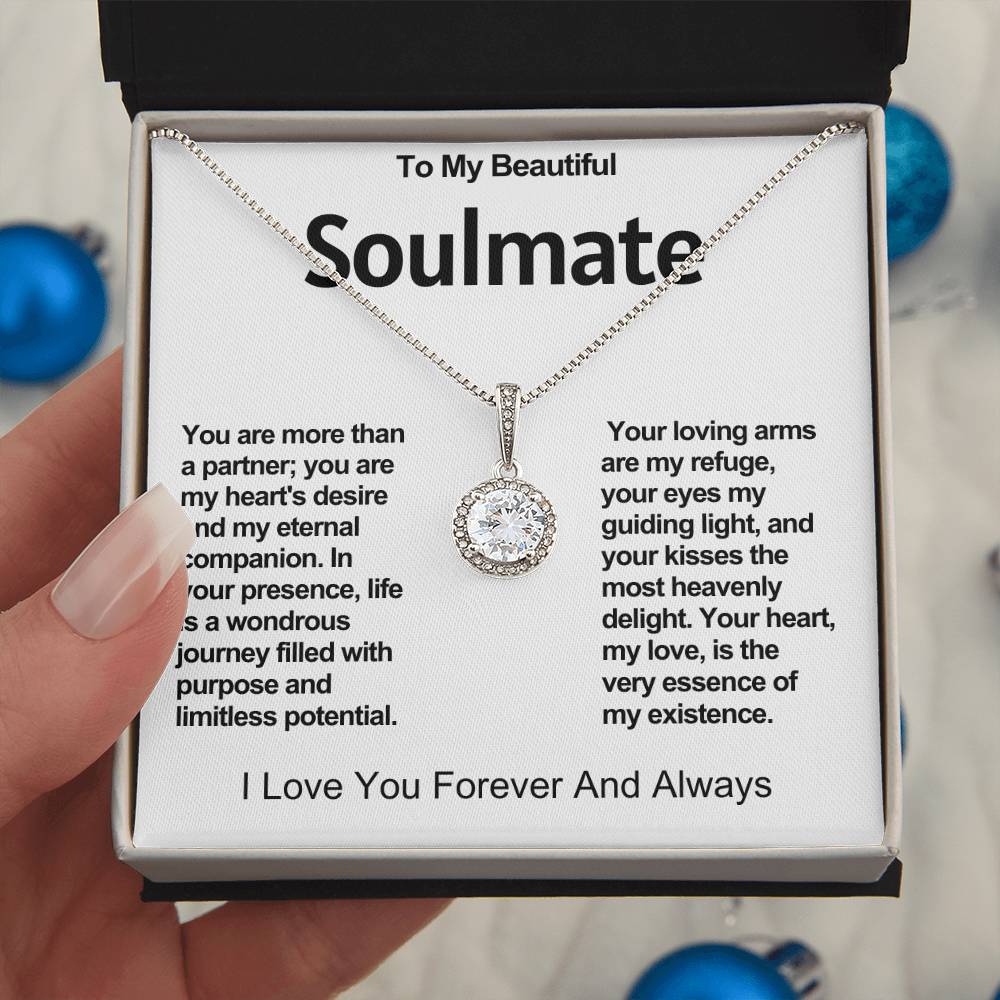 To My Beautiful Soulmate Eternal Hope Necklace