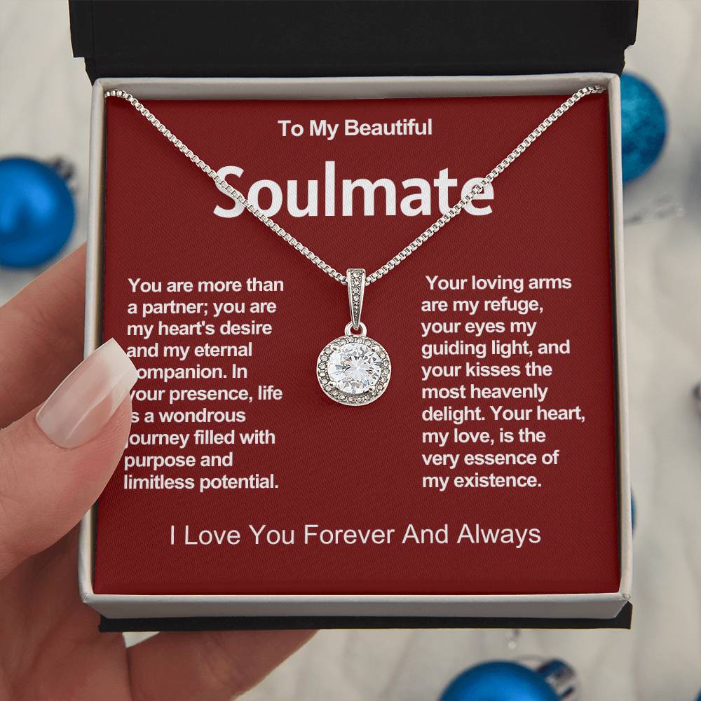 To My Beautiful Soulmate Eternal Hope Necklace