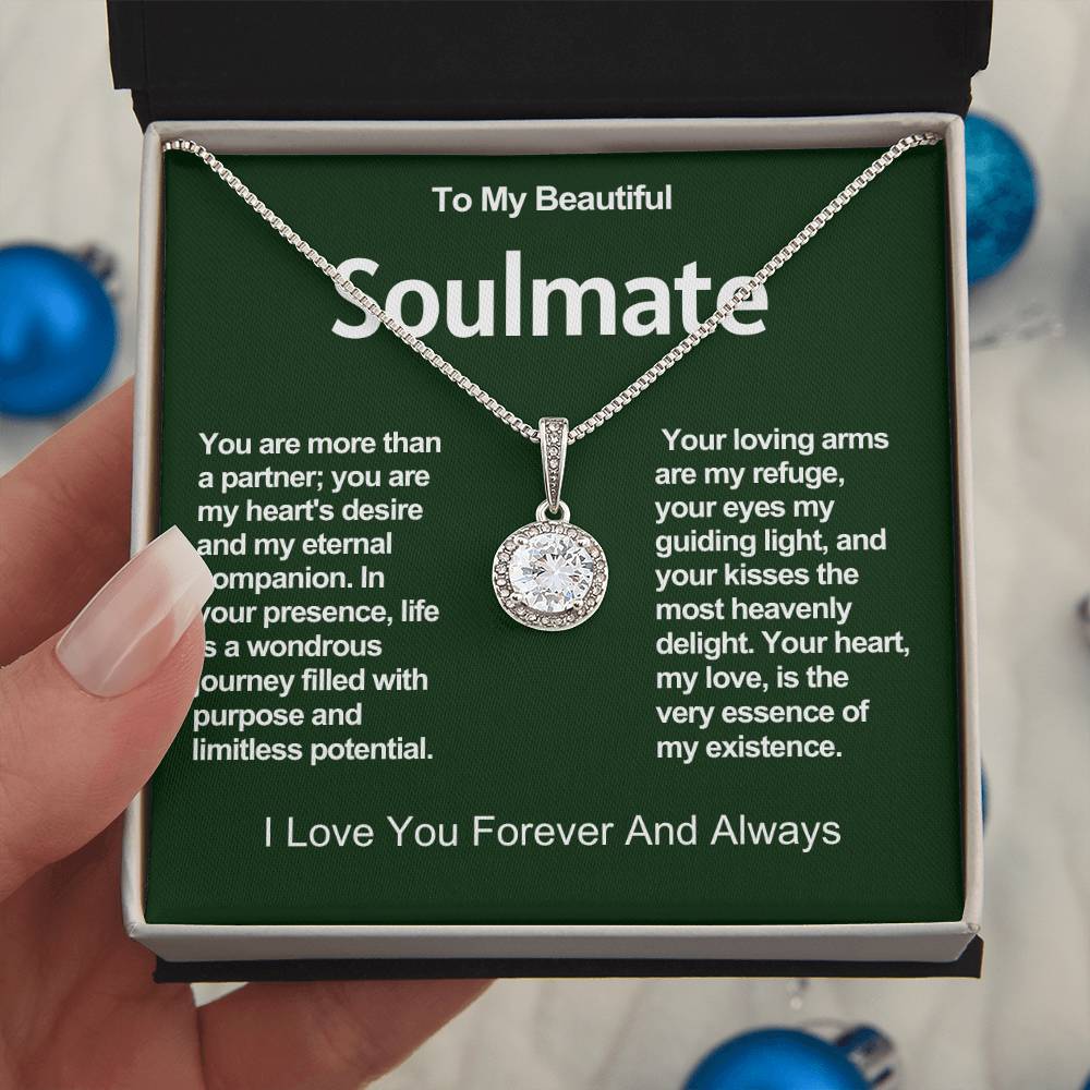 To My Beautiful Soulmate Eternal Hope Necklace