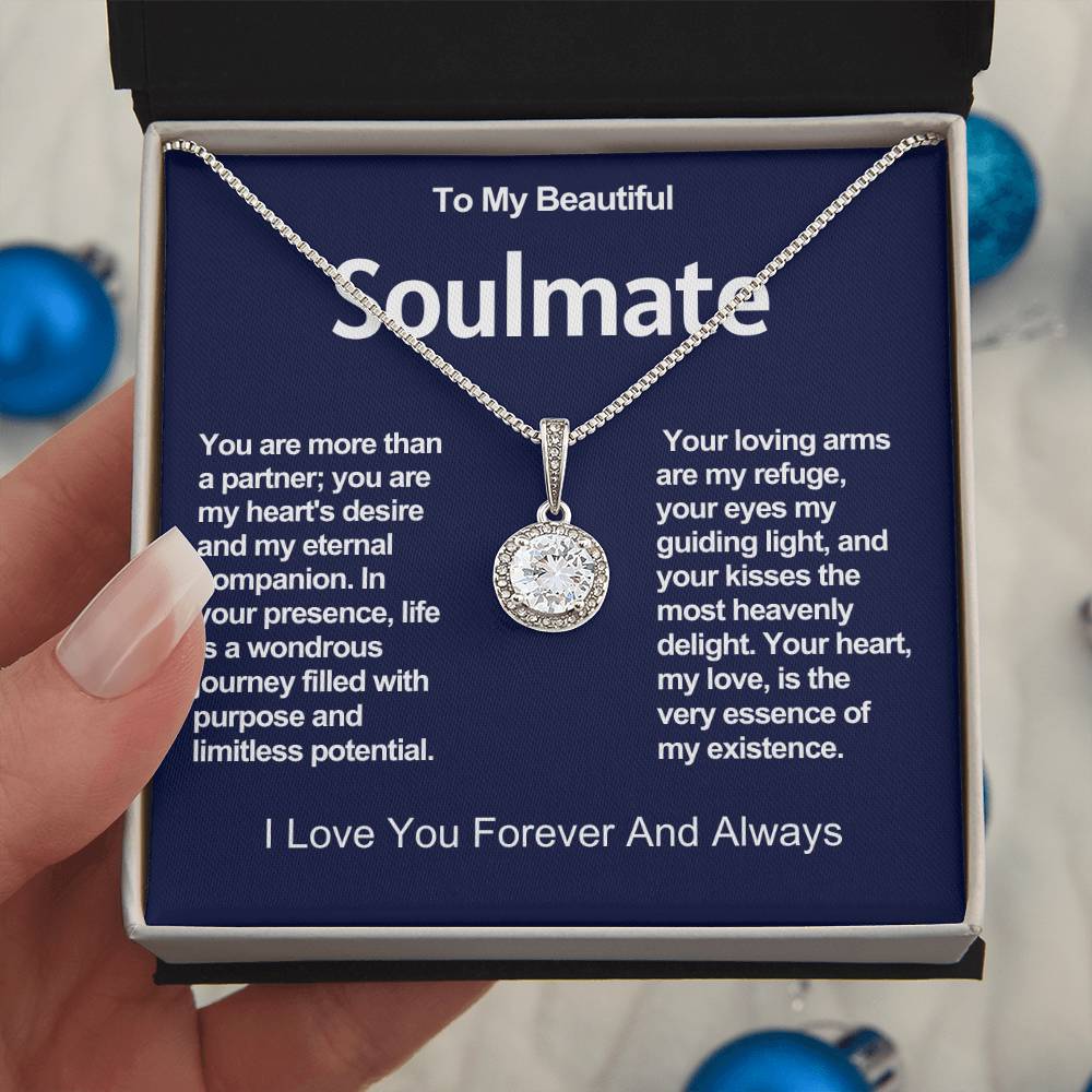 To My Beautiful Soulmate Eternal Hope Necklace