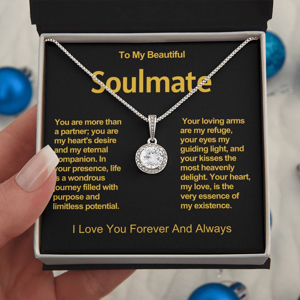 To My Beautiful Soulmate Eternal Hope Necklace