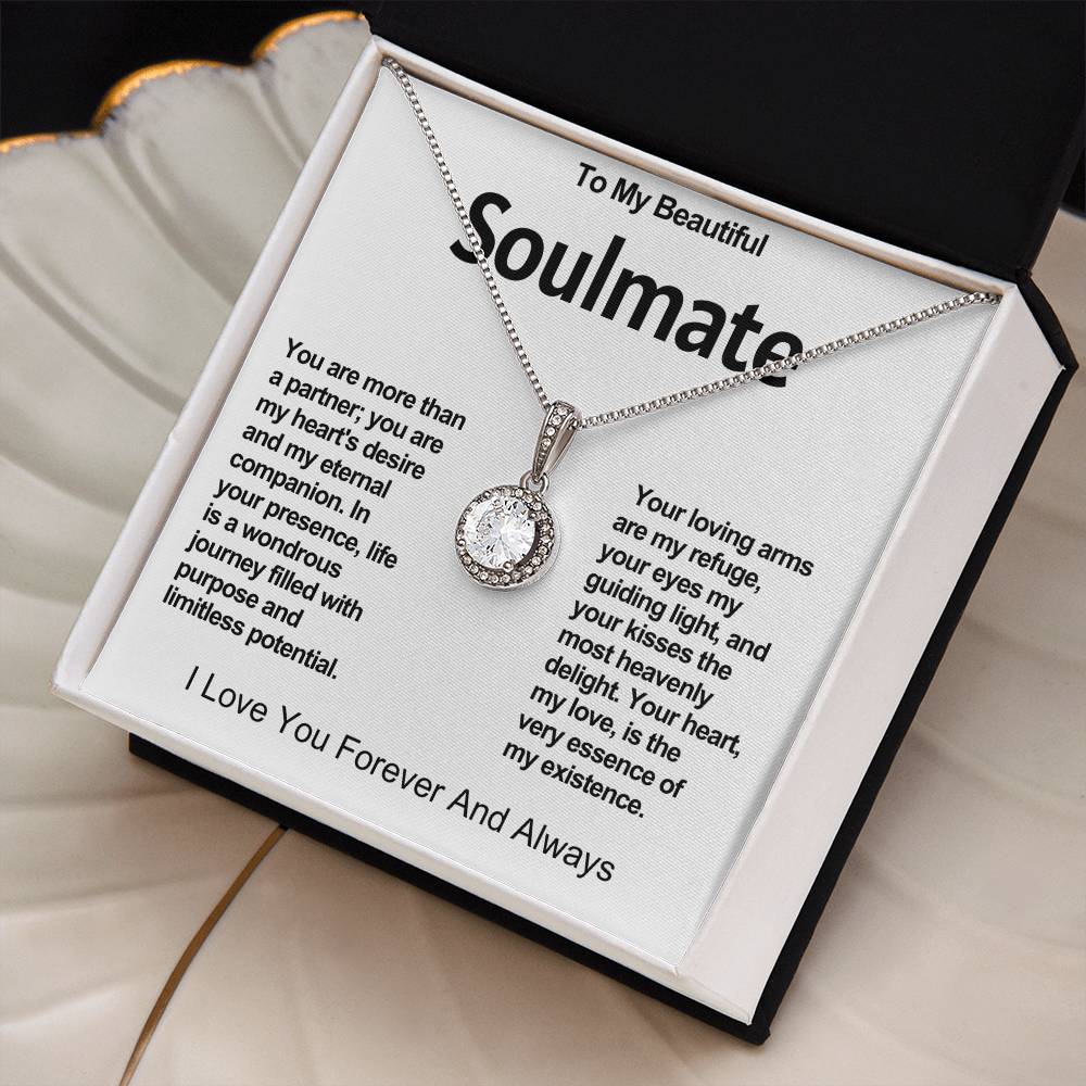 To My Beautiful Soulmate Eternal Hope Necklace