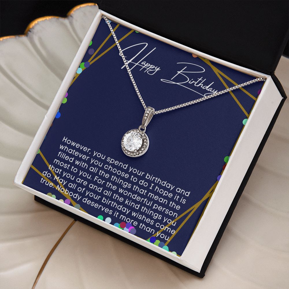 Happy Birthday Necklace