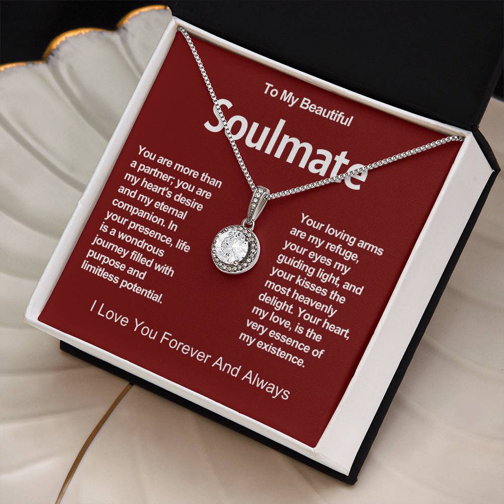 To My Beautiful Soulmate Eternal Hope Necklace