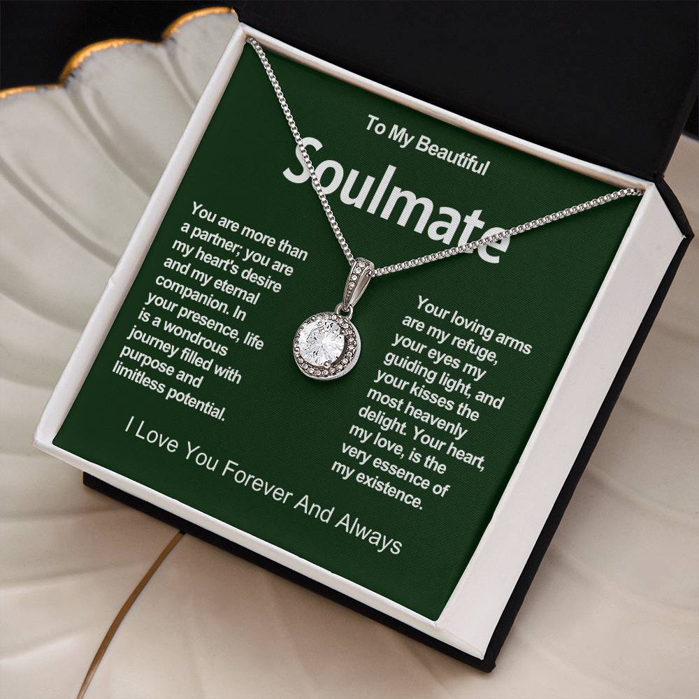 To My Beautiful Soulmate Eternal Hope Necklace