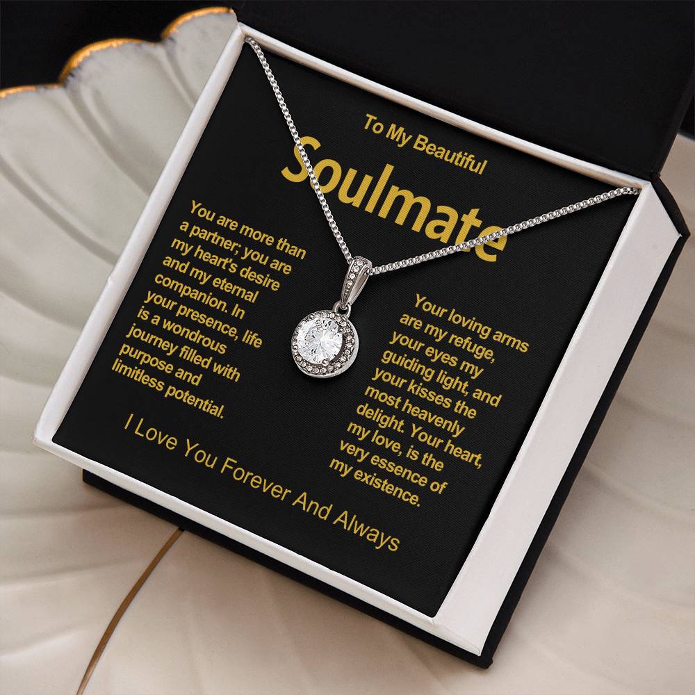 To My Beautiful Soulmate Eternal Hope Necklace