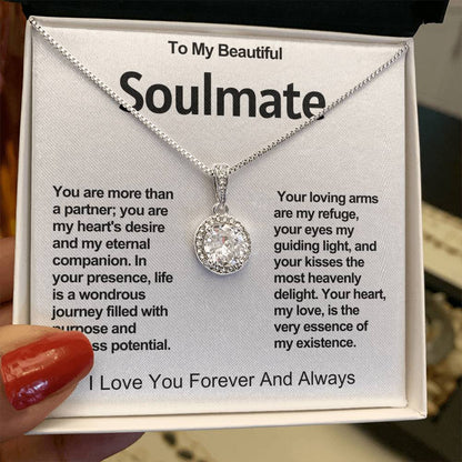 To My Beautiful Soulmate Eternal Hope Necklace