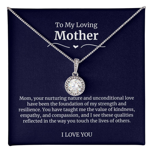 To My Amazing Mom Eternal Hope Necklace