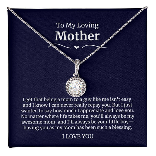 To My Amazing Mom Eternal Hope Necklace