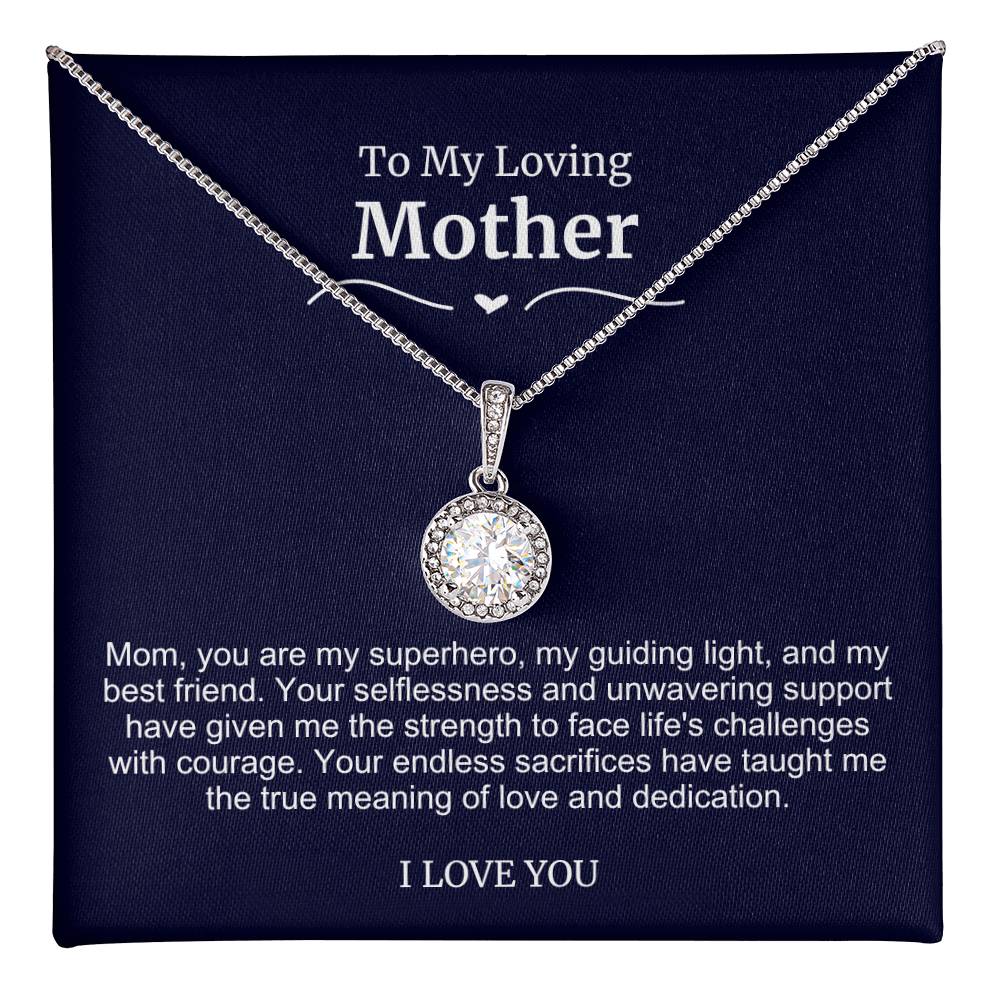 To My Amazing Mom Eternal Hope Necklace