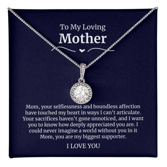 To My Amazing Mom Eternal Hope Necklace