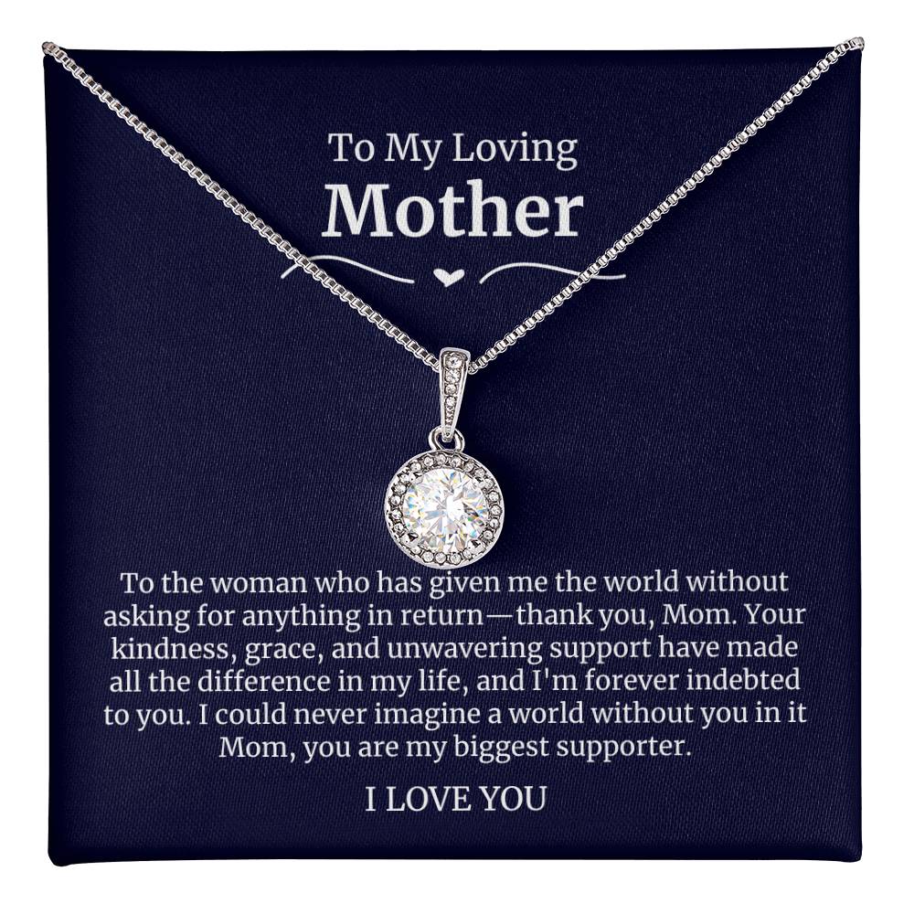 To My Amazing Mom Eternal Hope Necklace