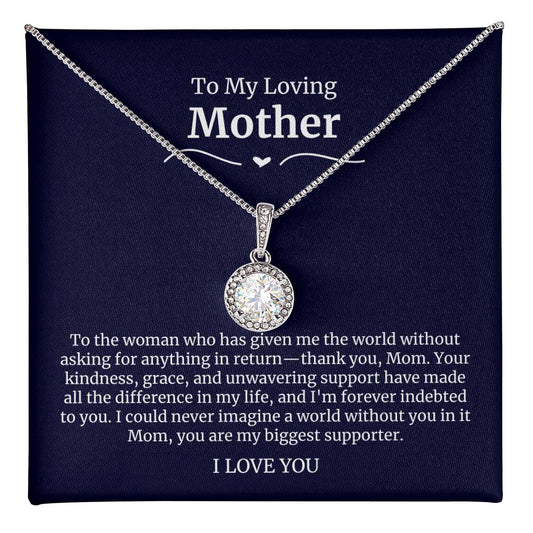 To My Amazing Mom Eternal Hope Necklace