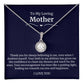To My Amazing Mom Eternal Hope Necklace