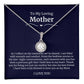 To My Amazing Mom Eternal Hope Necklace