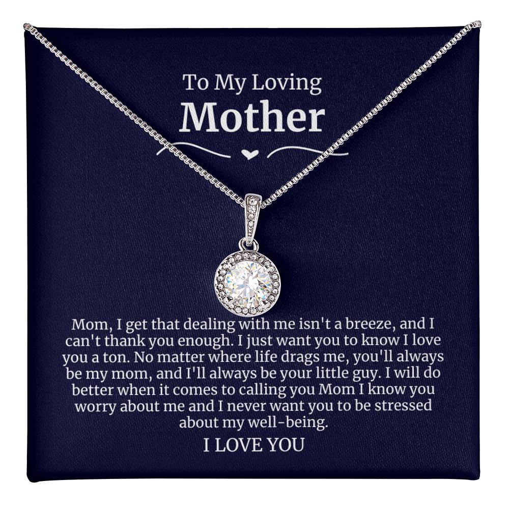 To My Amazing Mom Eternal Hope Necklace