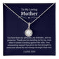 To My Amazing Mom Eternal Hope Necklace