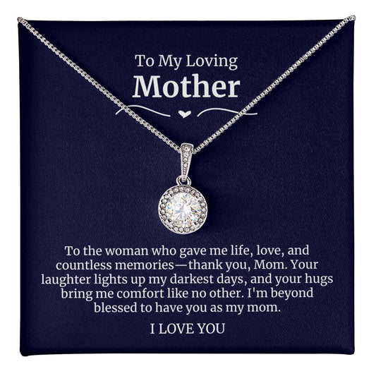 To My Amazing Mom Eternal Hope Necklace