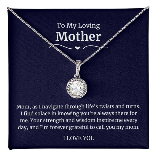 To My Amazing Mom Eternal Hope Necklace