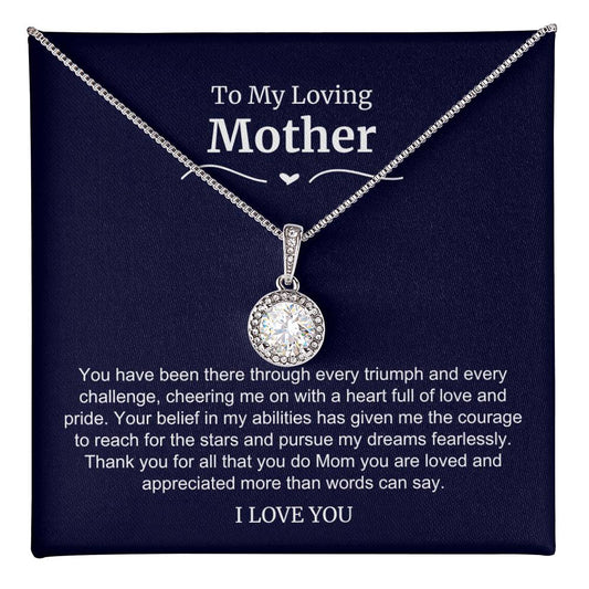 To My Amazing Mom Eternal Hope Necklace