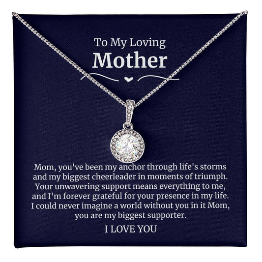 To My Amazing Mom Eternal Hope Necklace