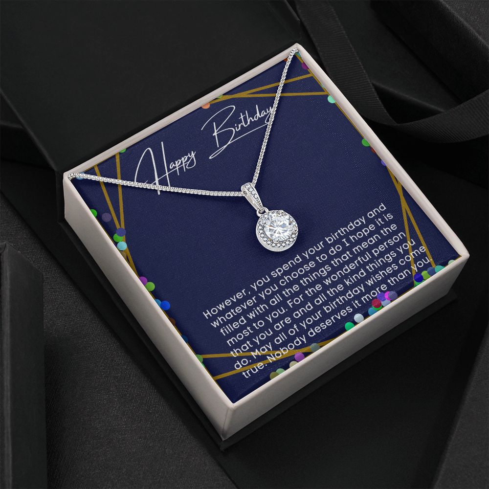 Happy Birthday Necklace