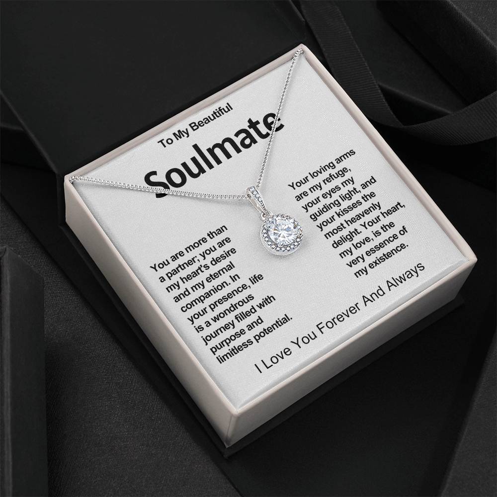 To My Beautiful Soulmate Eternal Hope Necklace