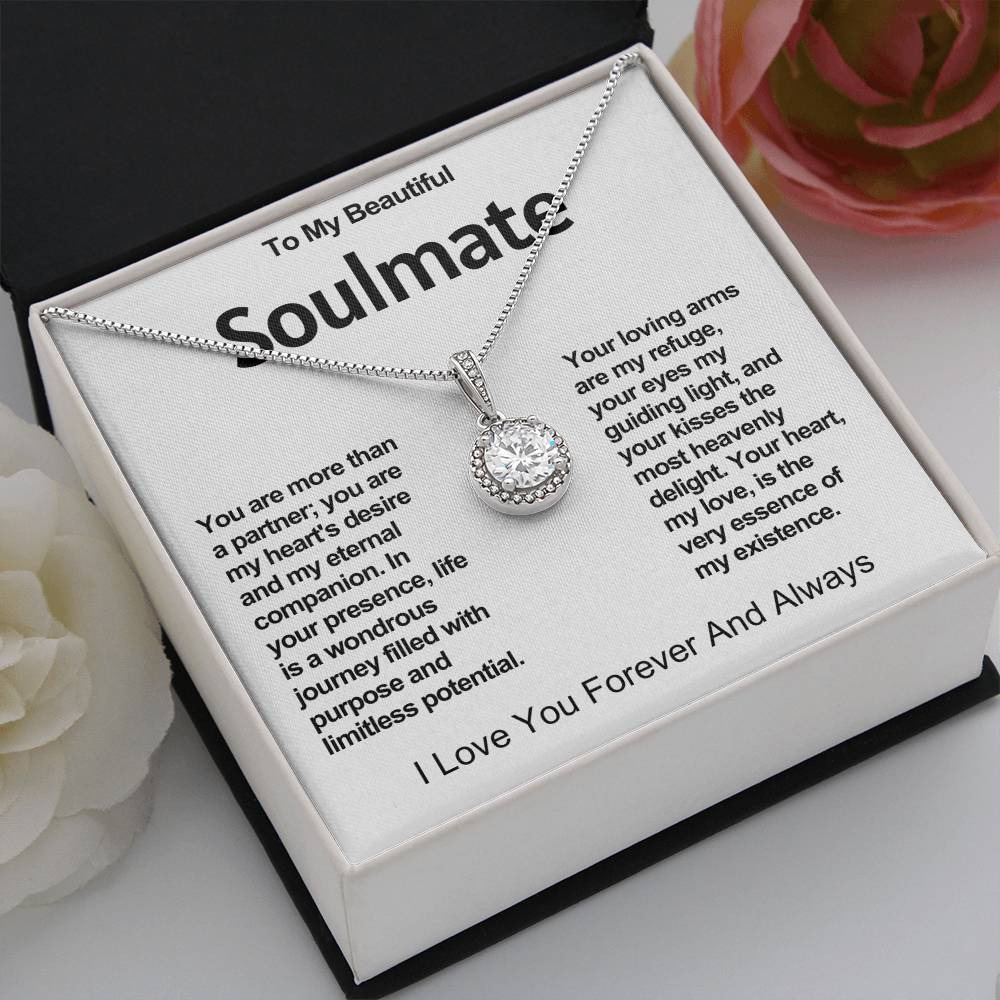 To My Beautiful Soulmate Eternal Hope Necklace