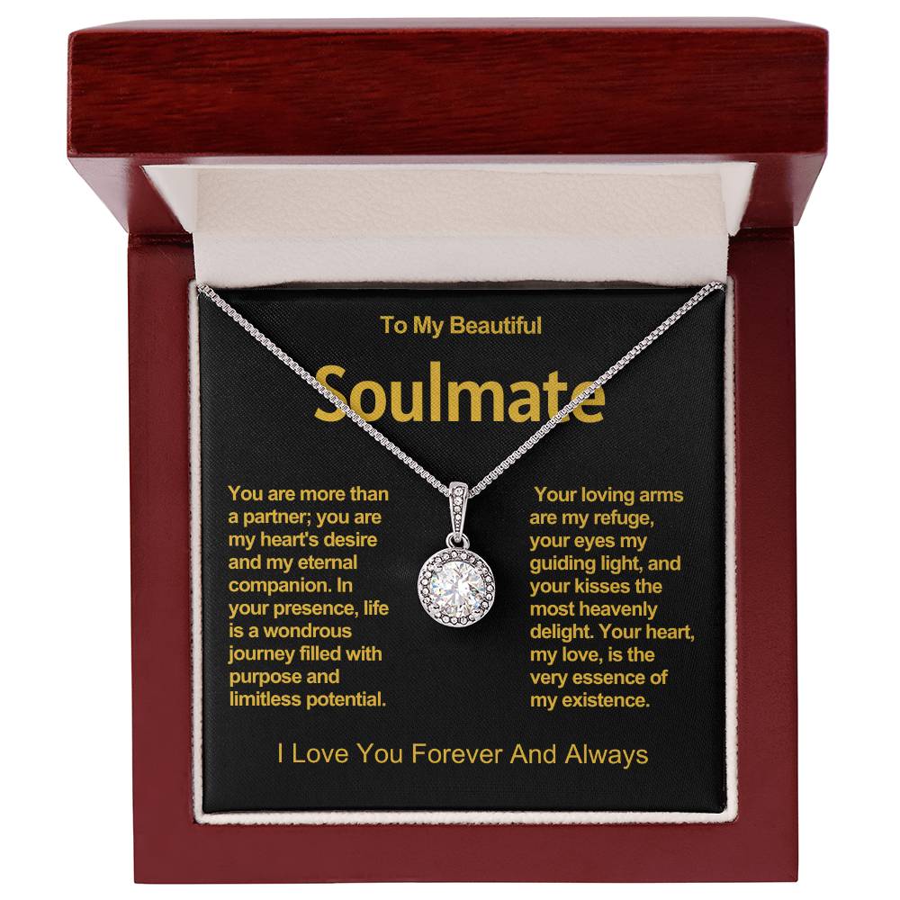 To My Beautiful Soulmate Eternal Hope Necklace